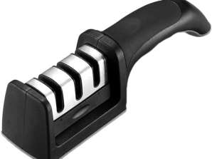 AG422F 3-stufiger Messerschärfer schwarz