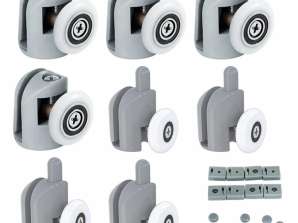 AG527E Roulettes pour cabines de douche 8 pcs