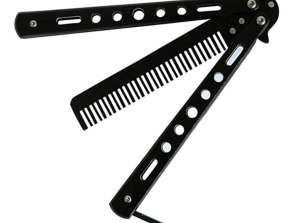AG530C Cuchillo de Entrenamiento Mariposa con Peine
