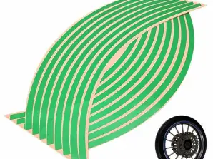 AG555C Reflecterende Stickers voor Wielen Groen