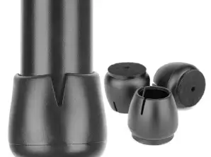 AG562G Leg Caps 16pcs 12 16mm black