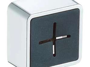 AG797A Porte-serviettes Argent Noir