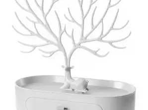 AG804A Jewelry Stand Deer Grey