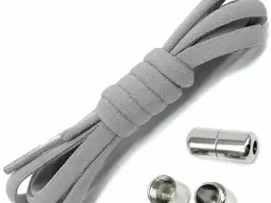 AG841B Schnürsenkel ohne Bänder grau