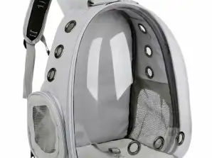 AG885A Transporter Rucksack für Katze Hund grau