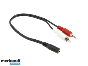 AK267 JACK 3.5 to 2 RCA Adapter
