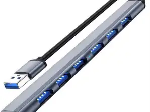AK340A Hub usb 1x3.0 6x2.0 slim