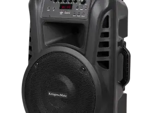 Colonna attiva con 2 microfoni wireless UHF SD Bluetooth FM USB 40 Watt