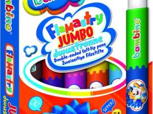 BAMBINO Фломастери двосторонні Jumbo 6 шт/12 кольорів