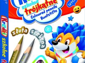 Трикутні шкільні олівці BAMBINO 12 кольорів