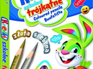 BAMBINO Dreieckige Schulmalstifte 12 Farben