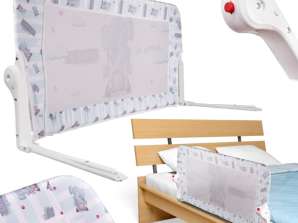 Barrière de protection pour lit, ouverture, 90 cm, éléphant