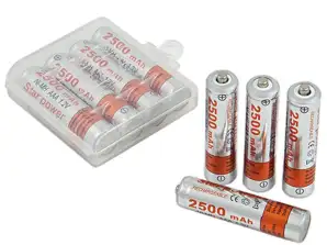 BC53 4x batterie AAA puissance étoile 2500mAh Ni-MH