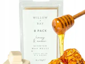 CIRE DE CHEMINÉE CIRES PARFUMÉES AROMATHÉRAPIE MIEL ET AMBRE QUALITÉ PREMIUM