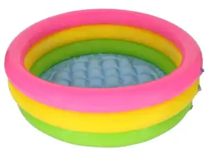 INTEX 57107 Детский надувной садовый бассейн Rainbow