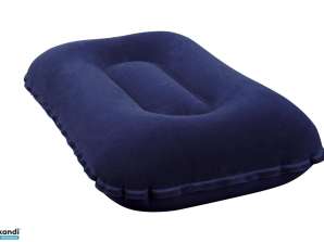 BESTWAY 67121 Cuscino turistico gonfiabile velluto blu navy