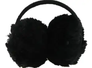 BQ18A Cache-oreilles d'hiver chauds noirs