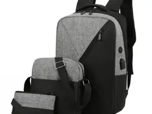 BQ51D Set 3in1 Backpack Bag Sachet