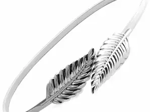 BQ53H Damen Gürtel 68 100 cm silber