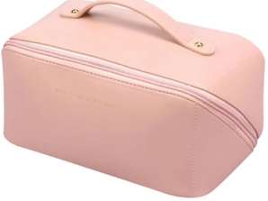 BQ71A Trousse de maquillage pliante organisateur rose