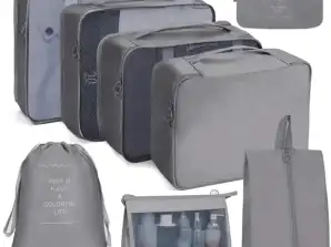 BQ73A Travel Organizer 8 pcs gray