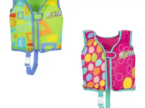 BESTWAY Aquastar Swim Vest   S M   pink