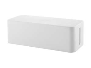 Organizer for kabler  kabelboks L. hvit