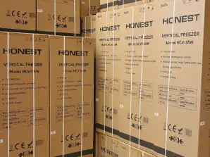 ❄CARGA COMPLETA – 174 CONGELADORES VERTICALES NO FROST – BLANCO NIEVE & ACERO INOX, LISTOS PARA EXPORTAR❄