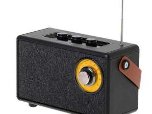 CR 1902 Black Radio fm with bluetooth usb c