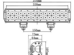 1923 Noxon Bar Cree LED világító panel 90W D30