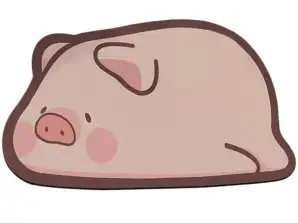 DA163 Schnell trocknender Badezimmerteppich Schwein