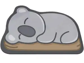 DA163A Badematte schnell trocknender Koala