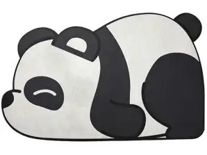 DA163B Schnell trocknender Badeteppich  Panda