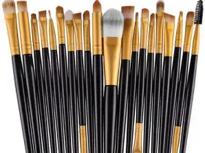 DA178 Ensemble de pinceaux de maquillage 20pcs