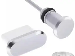 DA23A Støvbeskyttelseskappe usb c 2stk sølv