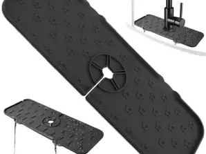 DA24A Tapis en silicone pour évier noir
