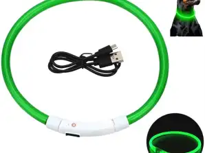 DA269 Adjustable LED Collar green