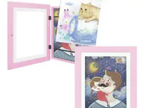 DA43C Moldura para fotos rosa