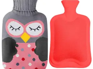 DA46A Hot Water Bottle with Cover 2l Owl