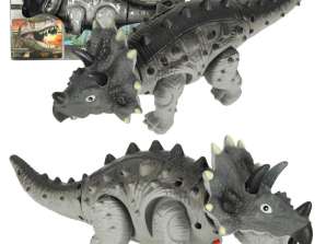 Dinosaure Triceratops, jouet interactif à piles, promenades, lumières et rugissements
