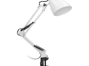 DIAN. Schreibtischlampe mit Befestigung. 60W. E27. aus Stahl. weiß