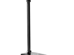 ISIYO LED 7W Skrivebordslampe med trådløs lading og USB. 390lm. 3000 4000 6000K. endring av fargetemperatur og dimmerfunksjon. svart