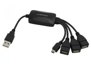 USB 2.0 hub EA114 Esperanza 3x USB 1x mini USB