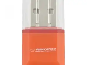 EA134O Αναγνώστης micro SD καρτών USB πορτοκαλί Esperanza