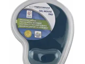 EA137B Esperanza tapis de souris en gel bleu marine