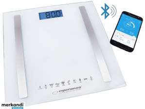 EBS016W Esperanza digitale Bade-Analysenwaage 8in1 bt b.fit weiß