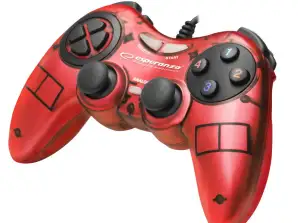 EGG105R Gamepad PC USB Fighter red Esperanza