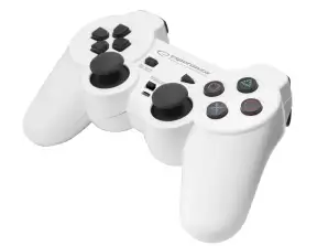 EGG107W Gamepad PC/PS3 USB Trooper black and white Esperanza