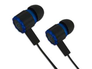 EGH201B Esperanza in-ear headphones met microfoon gaming viper zwart-blauw