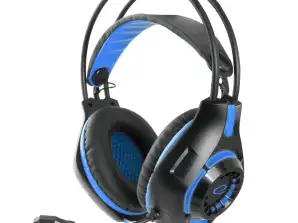 EGH420B Esperanza Gaming Kopfhörer mit Mikrofon Deathstrike Blau